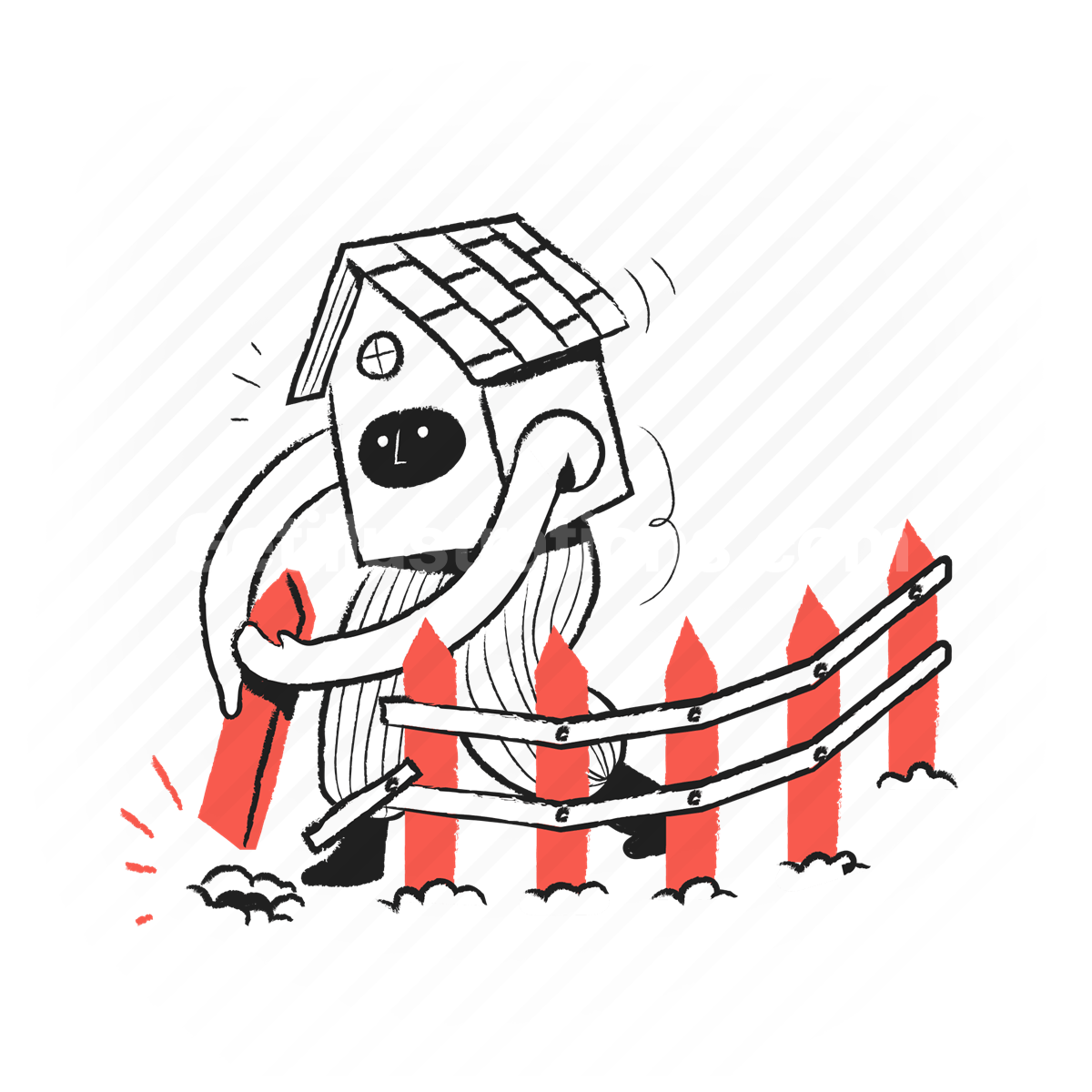 Real Estate and Architecture  illustration preview image